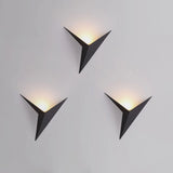 HULIANFU Modern minimalist triangle shape LED Wall Lamps  Nordic style Indoor Wall Lamps Living Room Lights 3W AC85-265V Simple Lighting