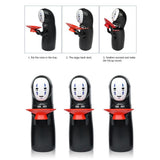 HULIANFU Spirited Away Kaonashi No-face Piggy Bank Toy Automatic Eaten Coin Bank Miyazaki Hayao Chihiro Figure Saving Money Box Kids Gift