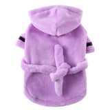 HULIANFU Pet Dog Bathrob Dog Pajamas Sleeping Clothes Soft Pet Bath Drying Towel Clothes for for Puppy Dogs Cats Pet Accessories
