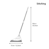 HULIANFU Magic Broom Rubber Hand Push Sweeper Floor Wiper Squeegee for Floor Cleaning Floor Squeegee Sweeping Brush Pet Hair Broom