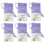HULIANFU Portable Flowers Printing Beautiful Fragrance Lavender Sachet Bag Lavende Sachet Bags for Seeds Dry Flowers Sachet Bags Portable