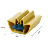 HULIANFU Rolling Toothpaste Device Tube Dispenser Holder Multifunctional Plastic Facial Cleanser Squeezer Press for Bathroom Accessories