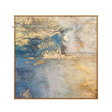 HULIANFU New Design High Quality Hand-painted Modern Golden Oil Painting on Canvas Modern Art Oil Painting for All Kinds of Wall Decor