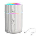 HULIANFU Portable 300ml Humidifier USB Ultrasonic Dazzle Cup Aroma Diffuser Cool Mist Maker Air Humidifier Purifier with Romantic Light