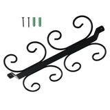 HULIANFU NICEFurniture Wine Glass Holder Stemware Rack Under Cabinet Metal Glasses Storage Hanger Organizer for Kitchen Bar