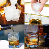 HULIANFU Perfect Ice Cube Silicone Cube Maker Form  Cake Pudding Chocolate Molds Easy to Remove Ice Trays Fade Resistant