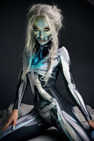New Halloween Robot Jumpsuit Stage Costume Sexy Tights Sci-Fi Cosplay Costumes Women Performance Scary Party Characters Clothing