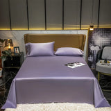 HULIANFU OLOEY Flat bed sheet Egyptian cotton 60S bed sheets twin king queen size bed lines  Solid Color Right-angle sheets Rich colors