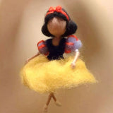 HULIANFU New Little Fairy DIY Wool Felt Dolls Craft Needle Felt Animal Kit Set Handcraft Non Finished Poked Set Handmade Gift
