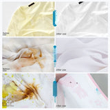 HULIANFU Japan Color Bleaching Powder Stain Removing Bleaching Agent General Whitening Decontamination Reducing Agent for White Clothes