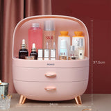 HULIANFU Large Capacity Makeup Organizer Cosmetic Storage Box Drawer Type Desktop Finishing Rack Dustproof Lipstick Beauty Mask Case