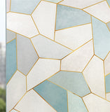 HULIANFU Landscape pastoral pattern window frosted glass sticker opaque toilet anti-lighting bathroom film anti-peep shading window paper
