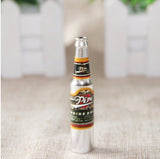 HULIANFU Smoking Pipe Herb Tobacco Pipes Gifts Creative Mini Beer Smoke Metal Pipes Portable Narguile Weed Grinder Smoke 6 Colors Pipes