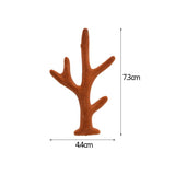 HULIANFU 2023 5 Pairs Red/brown Simulation Antlers DIY Handmade Cute Headband Headdress Accessories Material Christmas Party Decor Photo Props