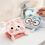 HULIANFU New Arrival Cute Cartoon Thickened Towel Kitchen Hanging Water Towel Kitchen Dining Home Tool