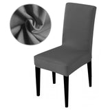HULIANFU Solid color stretch Chair Cover Spandex Fabric seat Chair Covers restaurant Hotel Party Banquet Slipcovers home decoration event