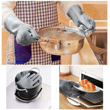 HULIANFU Silicone Dishwashing Cleaning Glove Magic Scrubber Sponge Rubber Glove for Washing Dish Kitchen Car Bathroom Pet Brush Cleaner