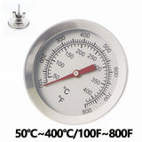 HULIANFU Stainless Steel Oven Cooker Thermometer Temperature Gauge Mini Thermometer Grill Temperature Gauge for Home Kitchen Food HOT