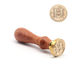 HULIANFU Retro Wood Stamp Classic 26 Letter A-z Alphabet Initial Sealing Wax Seal Stamp Ancient Seal Post Decorative Antique Stamp Gifts