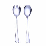 HULIANFU Spklifey Gold Salad Spoon Fork 2PCS Salad Spoon Stainless Steel Cutlery Set Serving Spoon Set Colorful Unique Spoons