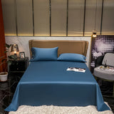 HULIANFU OLOEY Flat bed sheet Egyptian cotton 60S bed sheets twin king queen size bed lines  Solid Color Right-angle sheets Rich colors