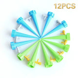 HULIANFU New 12PCS Drip Irrigation System Automatic Watering Spike for Plants Garden Watering System Irrigation System Greenhouse