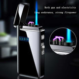 HULIANFU Windproof Arc Usb Lighter Gas Lighter Metal Survival Torch Turbo Lighters Plasma Lighter Survival Lighters Gadgets for Men