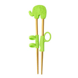 HULIANFU Reusable Stainless Steel Cute Portable Chopsticks For Kids Learning Training Chopsticks Food Sticks Learner Kids Enlightenment