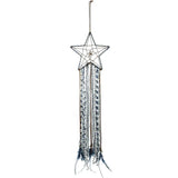 HULIANFU Mini Car Dream Catcher Beaded Natural Feathers Handcraft Chic Hanging Ornaments Mirror Room Bedroom Wall Decor