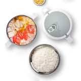 HULIANFU Multi-Layer Stainless Steel  Lunch Box Food Portable Thermal  Lunchbox Picnic Office Kids  Workers School Japanese Bento