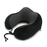 HULIANFU U Shaped Memory Foam Neck Pillows Soft Travel Pillow Massage Neck Pillow Sleeping Airplane Pillow Cervical Healthcare Bedding