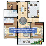 HULIANFU Smart Floor Vacuum Cleaner 3-In-1 Auto Robot Intelligent  Vacuum Cleaner-Multiple Cleaning Modes with Smart Sensor for Floor