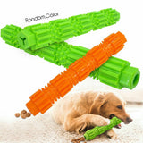 HULIANFU Pet Dog Chew Toy For Aggressive Chewers Treat Dispensing Rubber Teeth Cleaning Toy Squeaking Rubber Dog Toy
