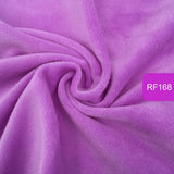 HULIANFU   Zyfmptex 1pcs Minky Fabrics For Sewing Diy Handmade Home Textile Cloth For Toys Plush Fabric Patchwork Solid Color Style 45*50cm