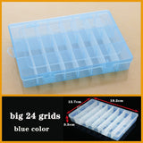 HULIANFU Plastic box Container Screw Holder Case Practical Compartment Jewelry Earring Display case plastic Organizer beads storage boxes