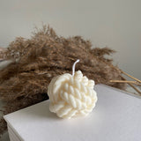 HULIANFU Scented Candle Mold DIY Wool shape Candle Silicone Casting Mold Handmade Candle Soap Making Wax Mold Handcraft Home Decoration