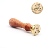 HULIANFU Retro Wood Stamp Classic 26 Letter A-z Alphabet Initial Sealing Wax Seal Stamp Ancient Seal Post Decorative Antique Stamp Gifts
