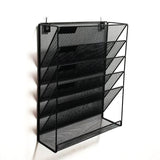 HULIANFU Nordic Rose Gold Wall Magazine Rack Bookshelf Hanging Bookend Decor Furniture For Home Desktop Children Bookcases Book Cabinet