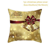 HULIANFU Santa pillowcase Happy New Year 2023 Xmas Gifts  Christmas Decor For Home Merry Christmas Ornament Navidad Natal Xmas Gifts
