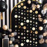 HULIANFU Merry Christmas Decorations for Home 4M Twinkle Star Paper Garland New Year  Noel ChristmasTree Ornaments Kerst  Navidad