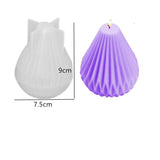 HULIANFU Scented Candle Mold DIY Wool shape Candle Silicone Casting Mold Handmade Candle Soap Making Wax Mold Handcraft Home Decoration