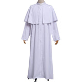 Clergy Men Cassock Priest Costume Bishop Roman Catholic Church Soutane Pope Pastor Father Mass Missionary Robes Outfit