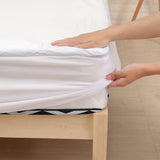 HULIANFU Waterproof Bed Cover Smooth Microfiber Mattress Protector Waterproof Fitted Sheet Anti-mite Mattress Pad sabanas cama 150