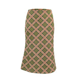 Hulianfu Women's Harajuku E-Girl 90S High Waist Tie-dye Midi Skirt,A-Line Bodycon Long Pencil Y2K Green Printed Vintage Skirt