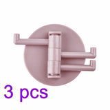 HULIANFU Self Adhesive Kitchen Wall Door Hook Key Holder Rack Towel Hanger Bathroom Rack Hooks Aluminum Multi-Purpose Storage Hooks