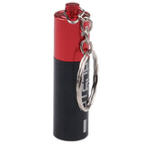 HULIANFU Keychain Small Pipe Pendant Battery Shaped Tobacco Pipes Portable Metal Smoking Pipe For Smoking Weed Herb Men  Gift Pendant