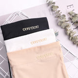 Hulianfu M~4xl Women's Safety Pants Thin Breathable Non-curling Boxer Shorts High Waist Short Pants Plus Size Four-corner Legging Shorts