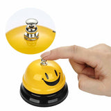HULIANFU Service Call Bell Metal For Hotel Restaurant Counter Desk Bell Ring Call Front Desk Kitchen Bar Service Call Desk Function Home