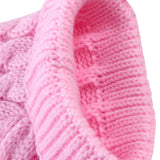 HULIANFU Warm Dog Cat Sweater Clothing Winter Turtleneck Knitted Pet Cat Puppy Clothes Costume For Small Dogs Cats Chihuahua Outfit Vest