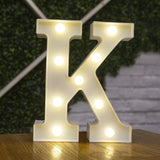 HULIANFU Luxury Alphabet Letter LED Lights Luminous Number Lamp  Battery Night Light for Home Wedding Birthday Christmas Party Decoration